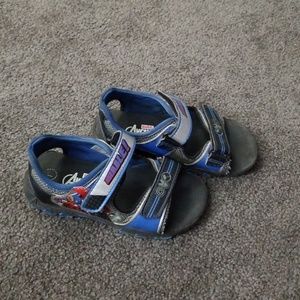 Boys size 11 Avengers sandles